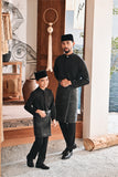 Baju Melayu Luxury Bespoke Fit - Black