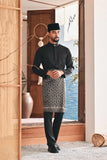 Baju Melayu Luxury Bespoke Fit - Black