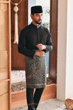 Baju Melayu Luxury Bespoke Fit - Black