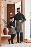 Baju Melayu Luxury Bespoke Fit - Black