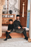 Baju Melayu Luxury Bespoke Fit - Black