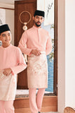 Baju Melayu Kids Luxury Bespoke Fit - Peach Pink