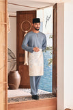 Baju Melayu Teluk Belanga Modern Smart Fit - Tempest Blue