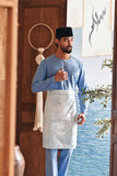 Baju Melayu Teluk Belanga Modern Smart Fit - Forever Blue