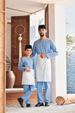 Baju Melayu Kids Teluk Belanga Modern Smart Fit - Forever Blue