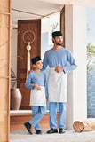 Baju Melayu Kids Teluk Belanga Modern Smart Fit - Forever Blue