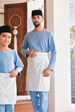 Baju Melayu Teluk Belanga Modern Smart Fit - Forever Blue