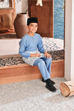 Baju Melayu Kids Teluk Belanga Modern Smart Fit - Forever Blue