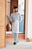 Baju Melayu Teluk Belanga Modern Smart Fit - Dream Blue