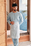 Baju Melayu Teluk Belanga Modern Smart Fit - Dream Blue