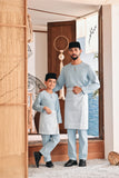 Baju Melayu Kids Teluk Belanga Modern Smart Fit - Dream Blue