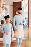 Baju Melayu Kids Teluk Belanga Modern Smart Fit - Dream Blue