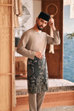 Baju Melayu Teluk Belanga Modern Smart Fit - Beaver