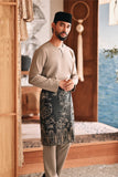 Baju Melayu Teluk Belanga Modern Smart Fit - Natural