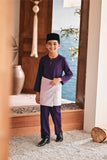 Baju Melayu Kids Teluk Belanga Modern Smart Fit - Indigo