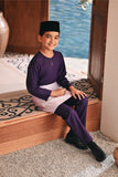 Baju Melayu Kids Teluk Belanga Modern Smart Fit - Indigo