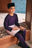 Baju Melayu Kids Teluk Belanga Modern Smart Fit - Indigo