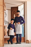 Baju Melayu Teluk Belanga Modern Smart Fit - Gothic Grape