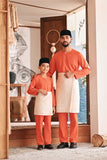 Baju Melayu Teluk Belanga Modern Smart Fit - Mandarin