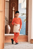 Baju Melayu Kids Teluk Belanga Modern Smart Fit - Mandarin