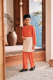 Baju Melayu Kids Teluk Belanga Modern Smart Fit - Mandarin