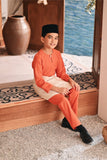 Baju Melayu Kids Teluk Belanga Modern Smart Fit - Mandarin