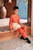 Baju Melayu Kids Teluk Belanga Modern Smart Fit - Mandarin