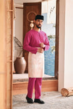 Baju Melayu Teluk Belanga Modern Smart Fit - Fuchsia