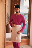 Baju Melayu Teluk Belanga Modern Smart Fit - Fuchsia