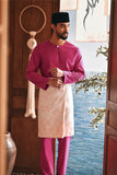 Baju Melayu Teluk Belanga Modern Smart Fit - Fuchsia