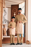 Baju Melayu Kids Teluk Belanga Modern Smart Fit - Natural