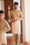 Baju Melayu Kids Teluk Belanga Modern Smart Fit - Natural