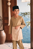 Baju Melayu Kids Teluk Belanga Modern Smart Fit - Natural