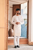 Baju Melayu Teluk Belanga Modern Smart Fit - White