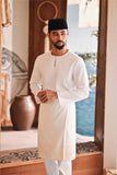 Baju Melayu Teluk Belanga Modern Smart Fit - White