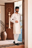 Baju Melayu Teluk Belanga Modern Smart Fit - White