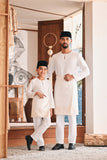 Baju Melayu Kids Teluk Belanga Modern Smart Fit - White