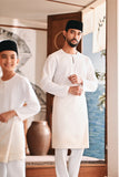 Baju Melayu Teluk Belanga Modern Smart Fit - White