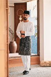 Baju Melayu Teluk Belanga Modern Smart Fit - White