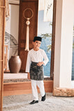 Baju Melayu Kids Teluk Belanga Modern Smart Fit - White