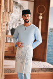 Baju Melayu Teluk Belanga Modern Smart Fit - Baby Blue