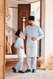 Baju Melayu Kids Teluk Belanga Modern Smart Fit - Baby Blue