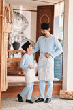 Baju Melayu Teluk Belanga Modern Smart Fit - Baby Blue