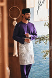 Baju Melayu Teluk Belanga Modern Smart Fit - Indigo