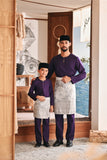 Baju Melayu Teluk Belanga Modern Smart Fit - Indigo