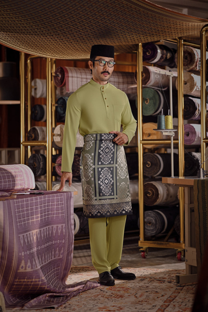 Bendahara Bespoke Fit Baju Melayu Cekak Musang - Oasis