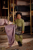 Bendahara Bespoke Fit Kids Baju Melayu Cekak Musang - Oasis