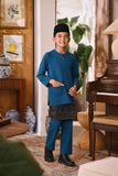 Arjuna Smart Fit Kids Baju Melayu Teluk Belanga - Teal