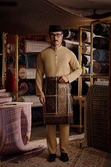 Bendahara Bespoke Fit Baju Melayu Cekak Musang - Safari
