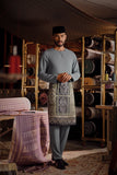 Bendahara Smart Fit Baju Melayu Teluk Belanga - Mineral Blue